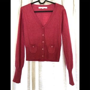 Pink cardigan